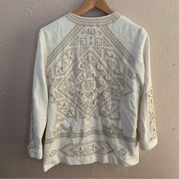 Free People Beaded & Embroidered Oversize Blazer - Picture 9 of 9